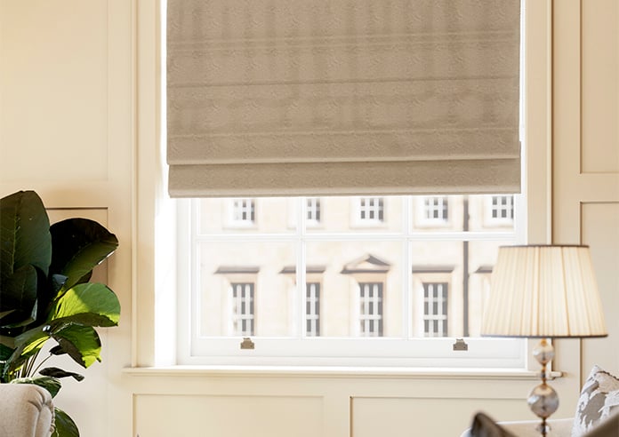 Lucerne Faux Silk, Bronzed Mist - Twist&Fit Roman Blind - Image 5